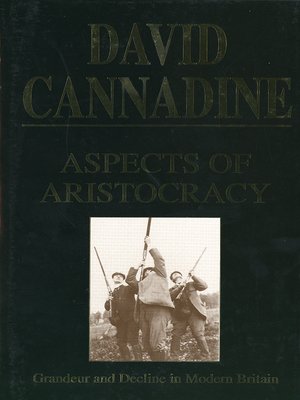 cover image of Aspects of Aristocracy
